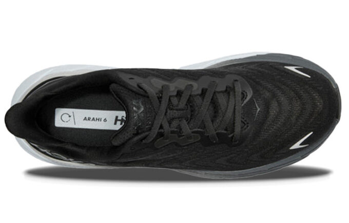 Arahi 6 2E Wide 'Black White’