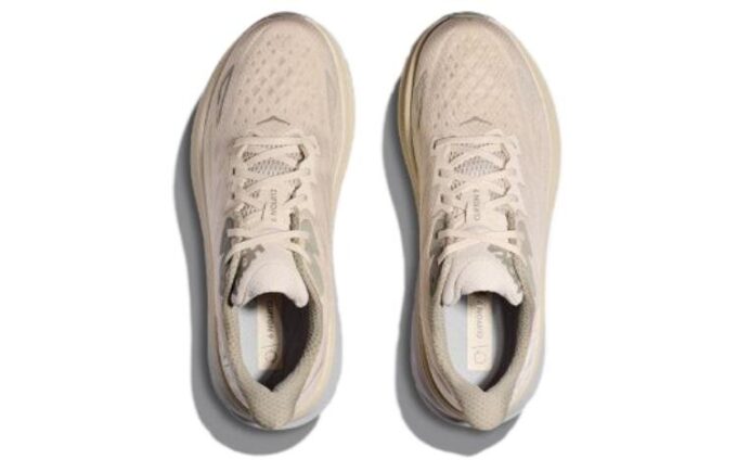 Clifton 9 2E Wide 'Oat Milk’