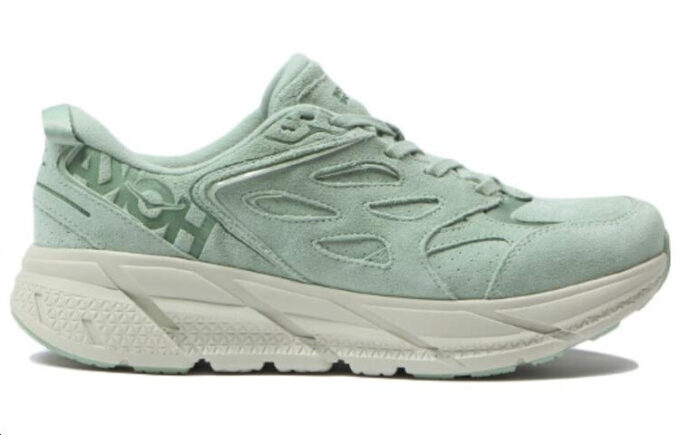 Clifton L Suede 'Smoke Green’