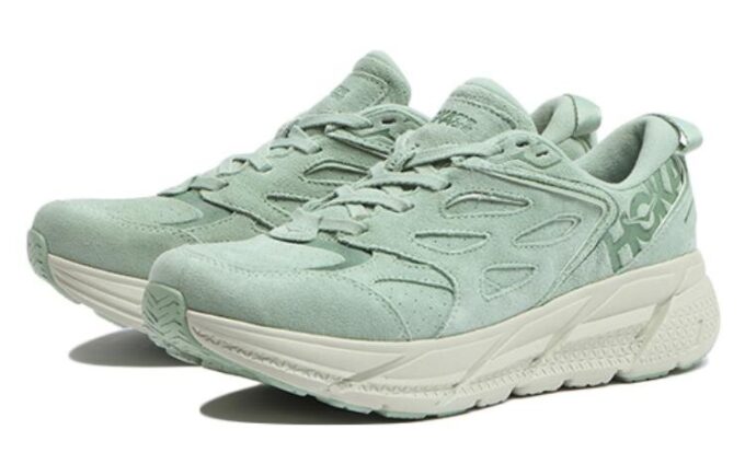 Clifton L Suede 'Smoke Green’