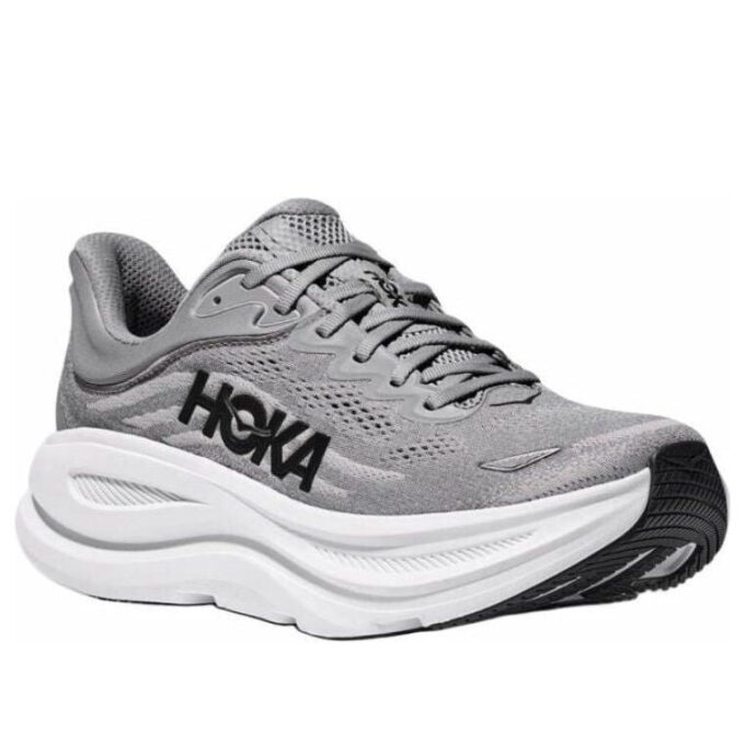 HOKA Bondi 9 Wide 'Grey’
