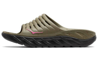HOKA x Bodega Ora Recovery Slide 'Martini Olive Jet Black’