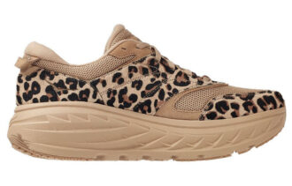 HOKA x Engineered Garments Bondi L 'Leopard’