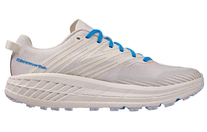 HOKA x thisisneverthat Speedgoat 4 'Marshmallow Cyan’