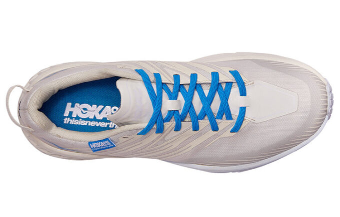 HOKA x thisisneverthat Speedgoat 4 'Marshmallow Cyan’