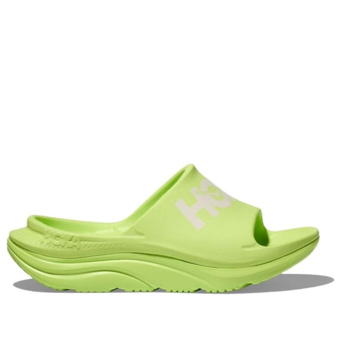 Ora Athletic Slide 'Lettuce White’