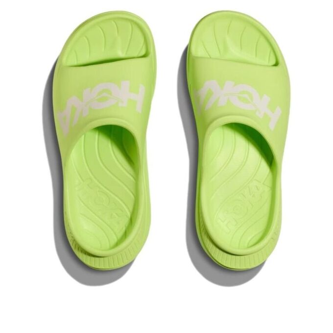 Ora Athletic Slide 'Lettuce White’