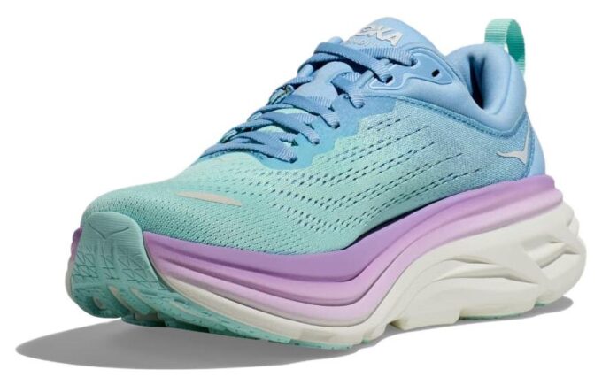 (WMNS) Bondi 8 D Wide 'Airy Blue Sunlit Ocean Purple’