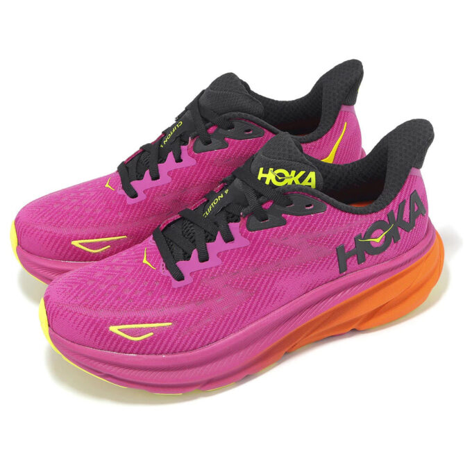 (WMNS) Clifton 9 'Fuchsia Black’