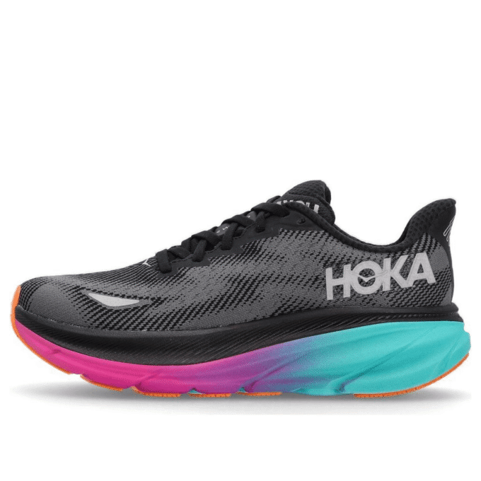 (WMNS) Clifton 9 Gore-Tex 'Black Electric Aqua’