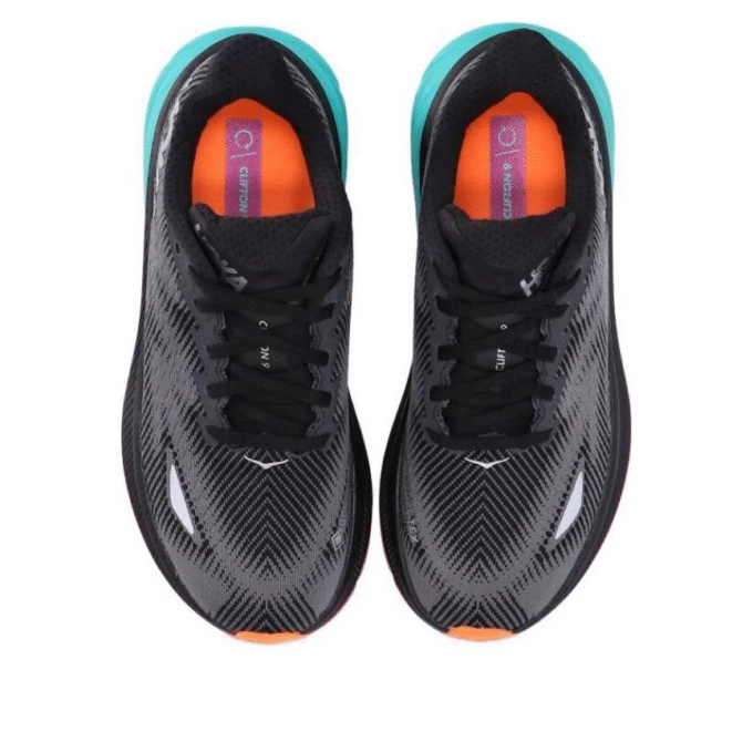 (WMNS) Clifton 9 Gore-Tex 'Black Electric Aqua’