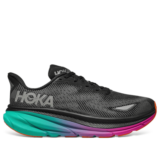 (WMNS) Clifton 9 GTX „Black Electric Aqua”