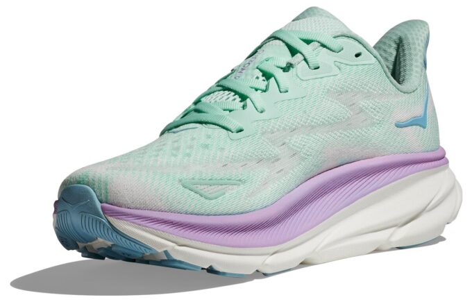 (WMNS) Clifton 9 Wide 'Ocean Lilac Mist’