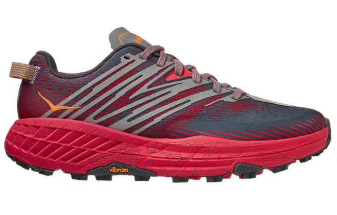 (WMNS) Speedgoat 4 Low 'Red Grey’