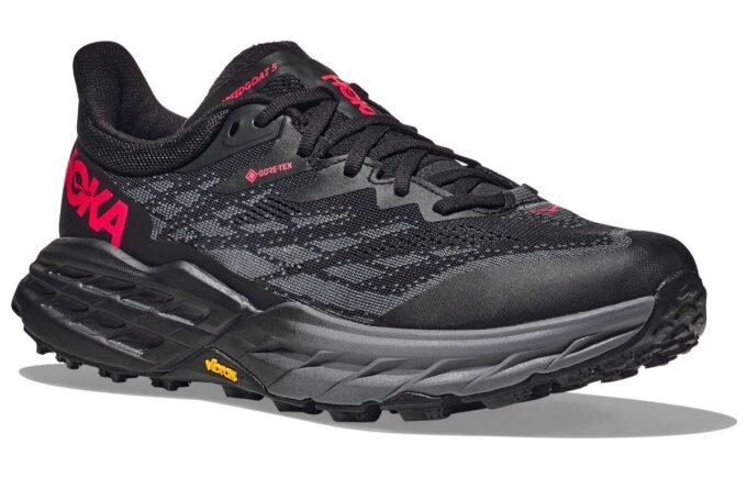 (WMNS) Speedgoat 5 GORE-TEX 'Black Red’